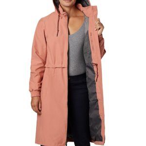 Columbia Womens Long Jacket Cedar Blush Authentic Waterproof Classic Fit